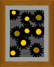 Load image into Gallery viewer, BLACK DAISIES 8x11