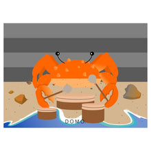 Load image into Gallery viewer, DRUMMER CRAB OCEAN (SEA COLLECTION) 22x16 PRINT