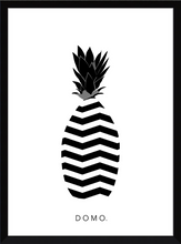 Load image into Gallery viewer, ABSTRACT PINEAPPLE B&W 8x11