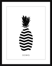 Load image into Gallery viewer, ABSTRACT PINEAPPLE B&W 8x11