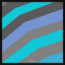 Load image into Gallery viewer, TEAL STRIPE (SEA COLLECTION) 12x12