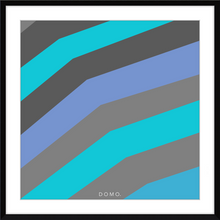 Load image into Gallery viewer, TEAL STRIPE (SEA COLLECTION) 12x12