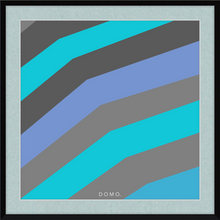 Load image into Gallery viewer, TEAL STRIPE (SEA COLLECTION) 12x12