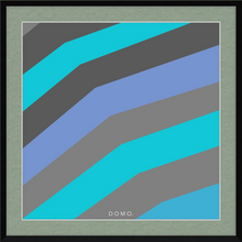 Load image into Gallery viewer, TEAL STRIPE (SEA COLLECTION) 12x12