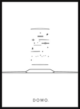 Load image into Gallery viewer, EXPLODED WATCH B&W 16X22