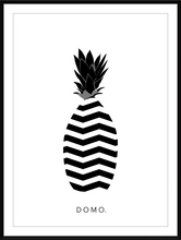 Load image into Gallery viewer, ABSTRACT PINEAPPLB&W 16x22