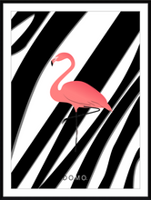 Load image into Gallery viewer, PINK FLAMINGO 16x22