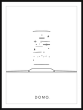 Load image into Gallery viewer, EXPLODED WATCH B&W 16X22