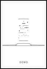 Load image into Gallery viewer, EXPLODED WATCH B&W 24X36