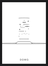 Load image into Gallery viewer, EXPLODED WATCH B&W 8X11