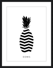 Load image into Gallery viewer, ABSTRACT PINEAPPLE B&W 8x11