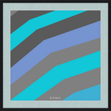 Load image into Gallery viewer, TEAL STRIPE (SEA COLLECTION) 12x12