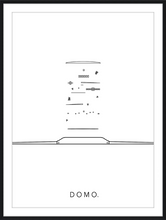 Load image into Gallery viewer, EXPLODED WATCH B&W 16X22