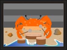 Load image into Gallery viewer, DRUMMER CRAB OCEAN (SEA COLLECTION) 22x16