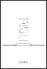 Load image into Gallery viewer, EXPLODED WATCH B&W 24X36