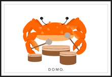 Load image into Gallery viewer, DRUMMER CRAB (SEA COLLECTION) 36x24