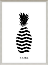 Load image into Gallery viewer, ABSTRACT PINEAPPLE B&W 8x11