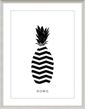 Load image into Gallery viewer, ABSTRACT PINEAPPLE B&W 8x11