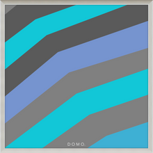 Load image into Gallery viewer, TEAL STRIPE (SEA COLLECTION) 12x12