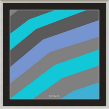 Load image into Gallery viewer, TEAL STRIPE (SEA COLLECTION) 12x12