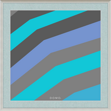 Load image into Gallery viewer, TEAL STRIPE (SEA COLLECTION) 12x12