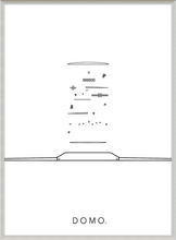 Load image into Gallery viewer, EXPLODED WATCH B&W 16X22