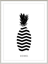 Load image into Gallery viewer, ABSTRACT PINEAPPLB&W 16x22