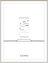 Load image into Gallery viewer, EXPLODED WATCH B&W 16X22