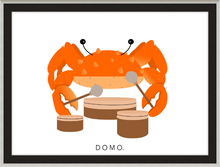 Load image into Gallery viewer, DRUMMER CRAB (SEA COLLECTION) 22x16