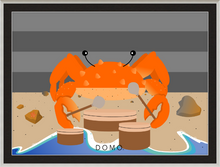Load image into Gallery viewer, DRUMMER CRAB OCEAN (SEA COLLECTION) 22x16