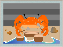 Load image into Gallery viewer, DRUMMER CRAB OCEAN (SEA COLLECTION) 22x16