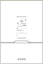 Load image into Gallery viewer, EXPLODED WATCH B&W 24X36