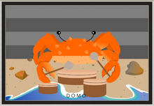Load image into Gallery viewer, DRUMMER CRAB OCEAN (SEA COLLECTION) 36x24