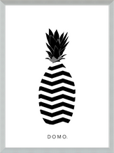 Load image into Gallery viewer, ABSTRACT PINEAPPLE B&W 8x11