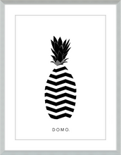 Load image into Gallery viewer, ABSTRACT PINEAPPLE B&W 8x11