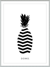 Load image into Gallery viewer, ABSTRACT PINEAPPLB&W 16x22
