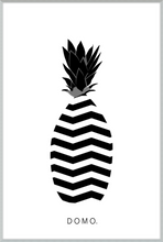 Load image into Gallery viewer, ABSTRACT PINEAPPLE B&W 24x36
