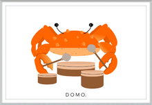 Load image into Gallery viewer, DRUMMER CRAB (SEA COLLECTION) 36x24