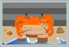 Load image into Gallery viewer, DRUMMER CRAB OCEAN (SEA COLLECTION) 36x24