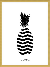Load image into Gallery viewer, ABSTRACT PINEAPPLE B&W 8x11