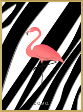 Load image into Gallery viewer, PINK FLAMINGO 16x22