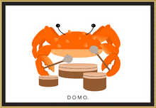Load image into Gallery viewer, DRUMMER CRAB (SEA COLLECTION) 36x24