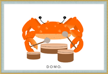 Load image into Gallery viewer, DRUMMER CRAB (SEA COLLECTION) 36x24