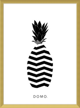 Load image into Gallery viewer, ABSTRACT PINEAPPLE B&W 8x11