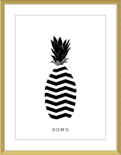 Load image into Gallery viewer, ABSTRACT PINEAPPLE B&W 8x11