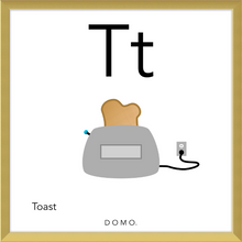 Load image into Gallery viewer, Letter T Wall Hanging