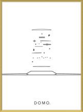 Load image into Gallery viewer, EXPLODED WATCH B&W 16X22