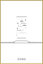 Load image into Gallery viewer, EXPLODED WATCH B&W 24X36