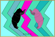 Load image into Gallery viewer, DISCO BEARS 36x24