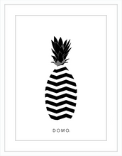 Load image into Gallery viewer, ABSTRACT PINEAPPLE B&W 8x11